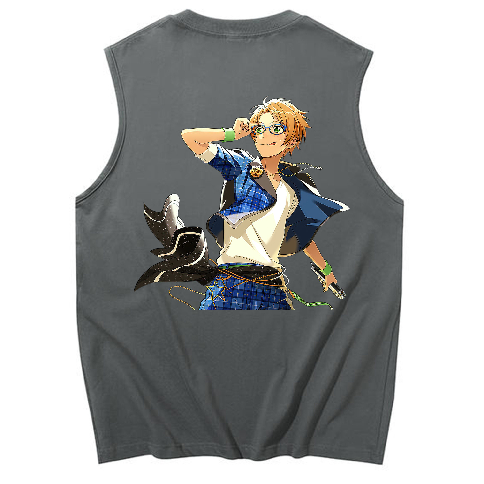 （画像用） あんさんぶるスターズ! Ensemble Stars コットン100％タンクトップ（背面プリント）